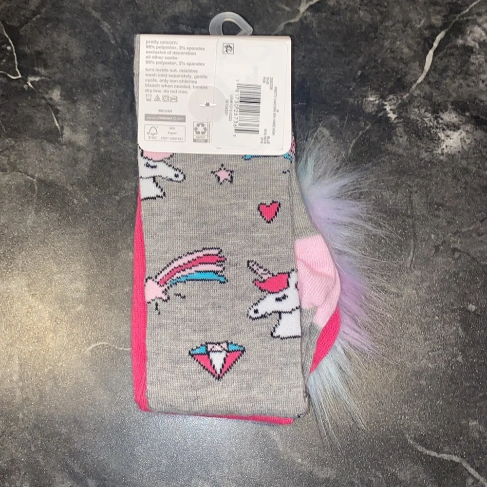 3Pk. Unicorn 🦄 Knee Socks